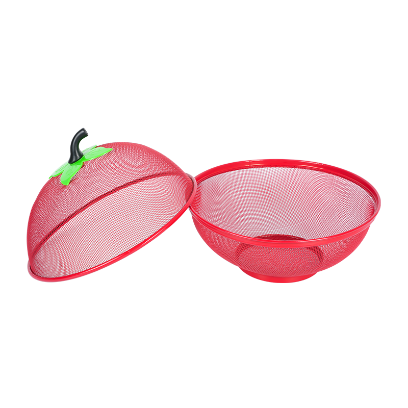 Сетчатая корзина с крышкой